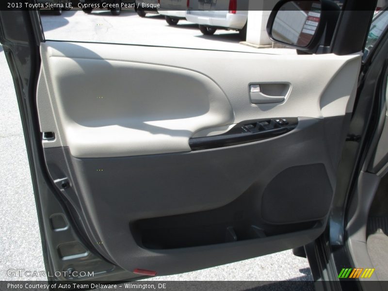 Cypress Green Pearl / Bisque 2013 Toyota Sienna LE