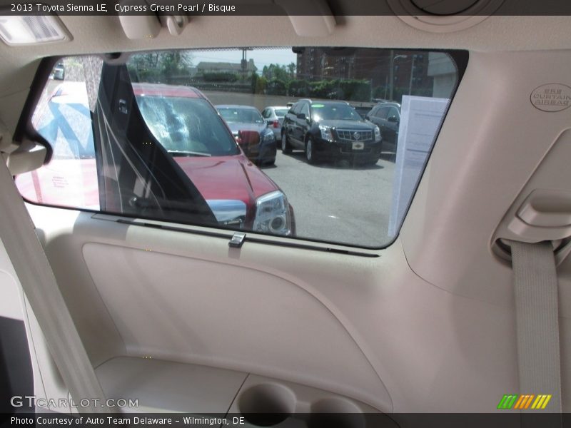 Cypress Green Pearl / Bisque 2013 Toyota Sienna LE