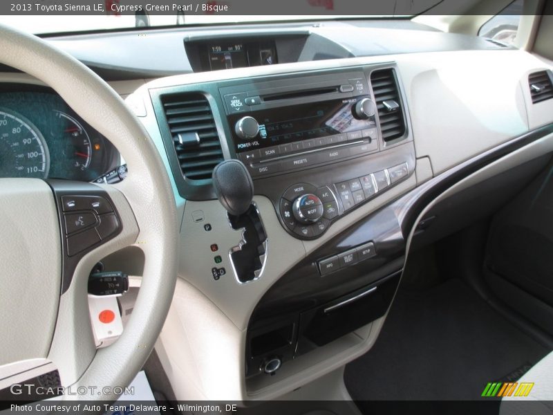Cypress Green Pearl / Bisque 2013 Toyota Sienna LE