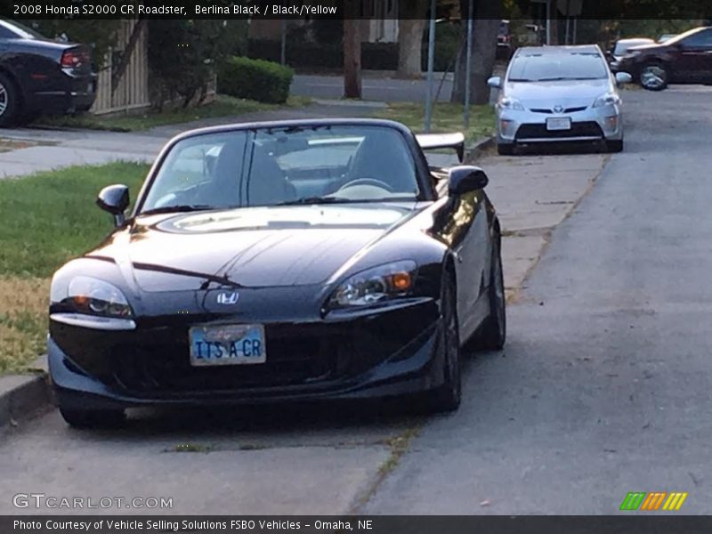 Berlina Black / Black/Yellow 2008 Honda S2000 CR Roadster