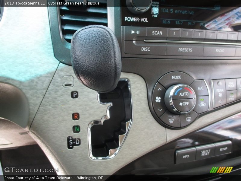 Cypress Green Pearl / Bisque 2013 Toyota Sienna LE