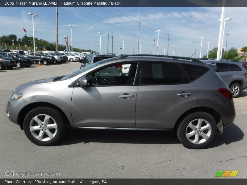 Platinum Graphite Metallic / Black 2009 Nissan Murano LE AWD