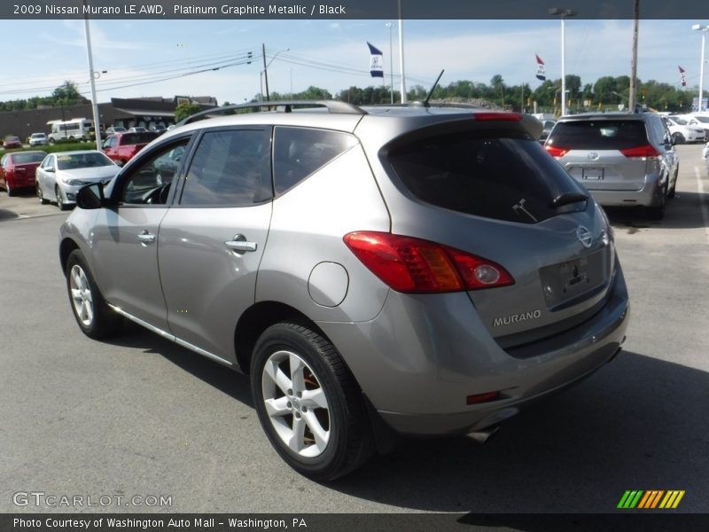 Platinum Graphite Metallic / Black 2009 Nissan Murano LE AWD