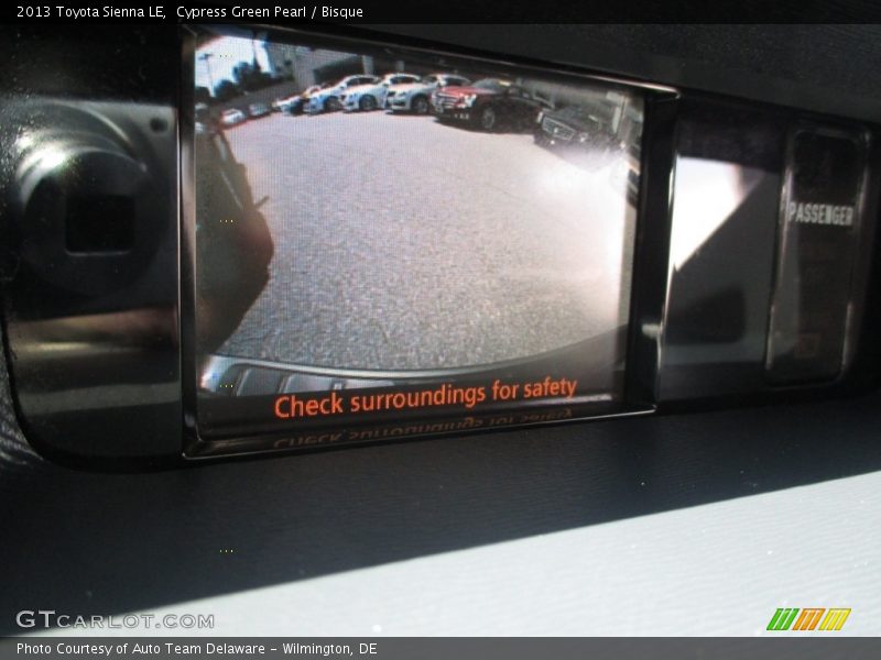 Cypress Green Pearl / Bisque 2013 Toyota Sienna LE