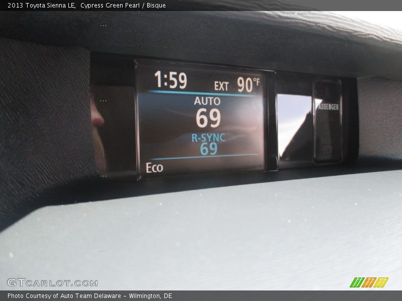 Cypress Green Pearl / Bisque 2013 Toyota Sienna LE
