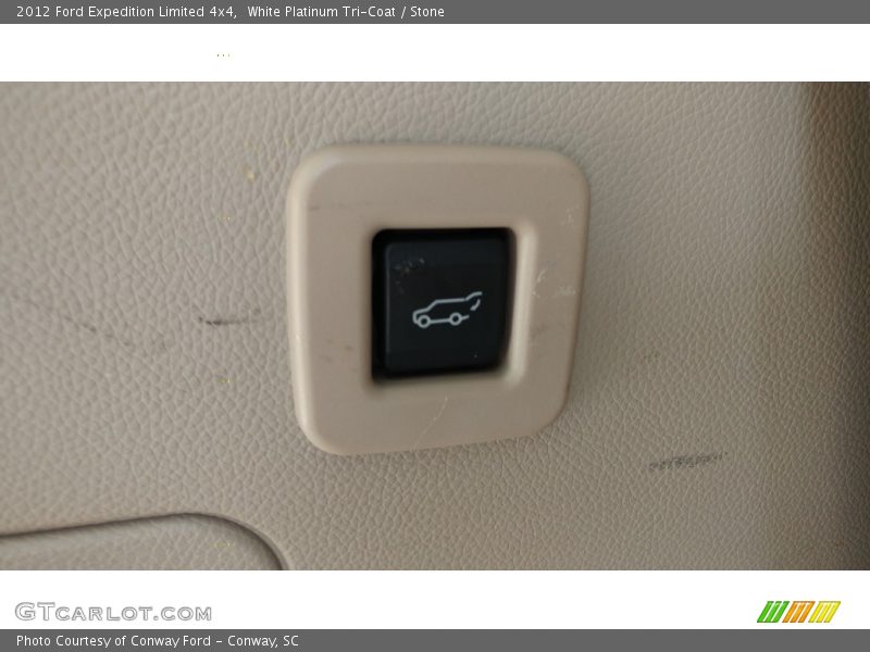 White Platinum Tri-Coat / Stone 2012 Ford Expedition Limited 4x4