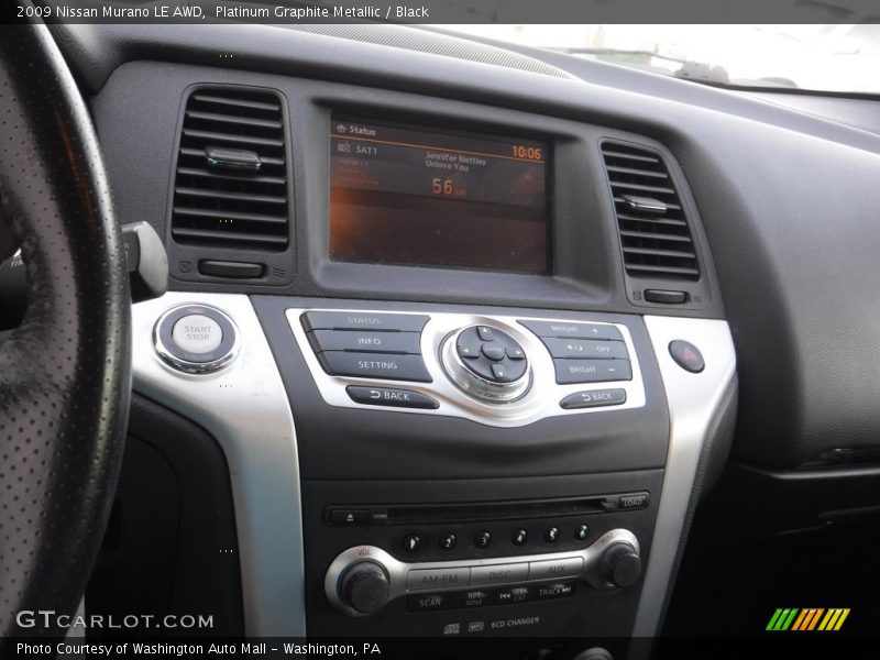 Platinum Graphite Metallic / Black 2009 Nissan Murano LE AWD