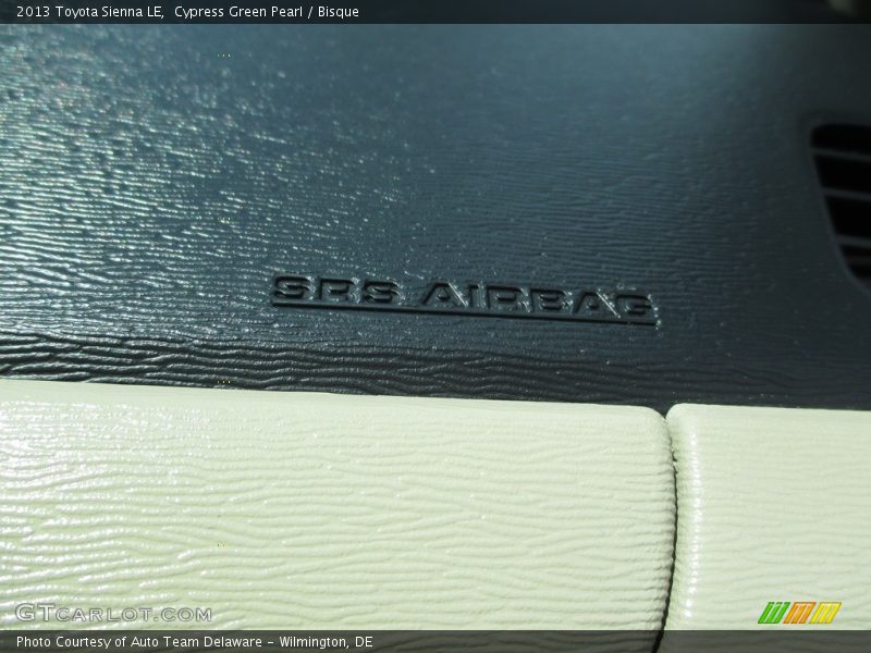 Cypress Green Pearl / Bisque 2013 Toyota Sienna LE