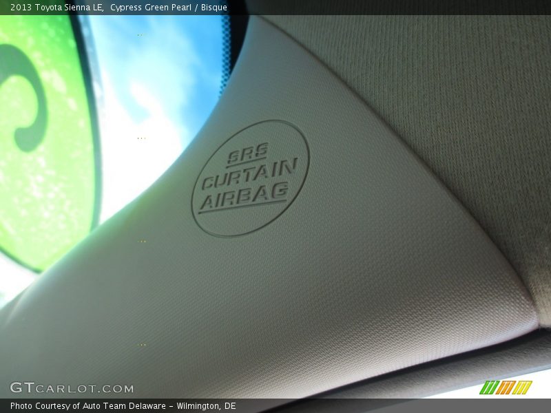 Cypress Green Pearl / Bisque 2013 Toyota Sienna LE
