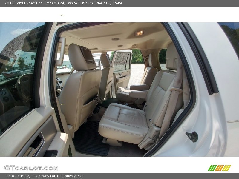 White Platinum Tri-Coat / Stone 2012 Ford Expedition Limited 4x4
