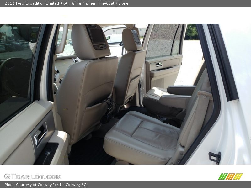 White Platinum Tri-Coat / Stone 2012 Ford Expedition Limited 4x4