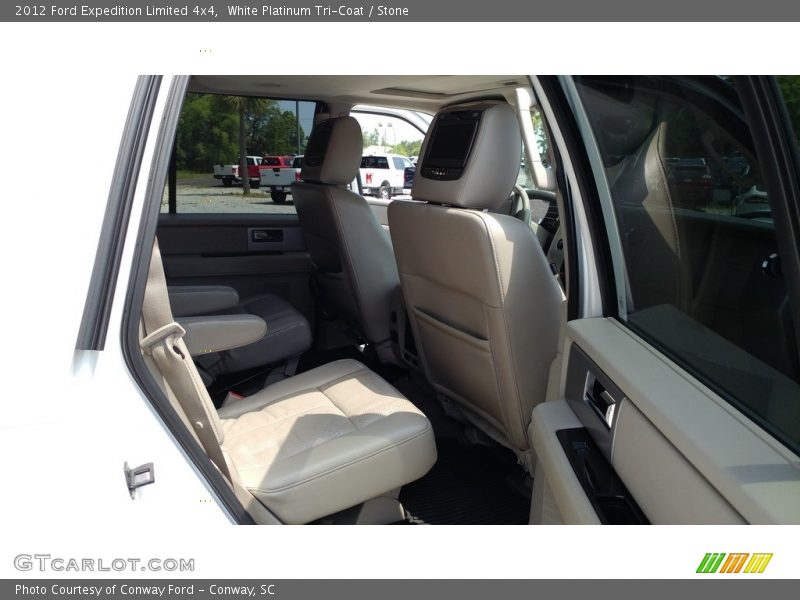 White Platinum Tri-Coat / Stone 2012 Ford Expedition Limited 4x4