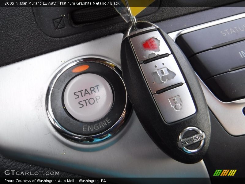 Platinum Graphite Metallic / Black 2009 Nissan Murano LE AWD