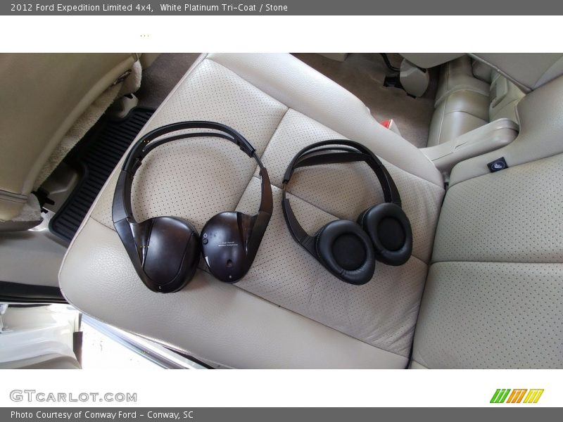 White Platinum Tri-Coat / Stone 2012 Ford Expedition Limited 4x4