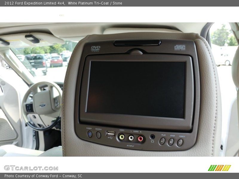 White Platinum Tri-Coat / Stone 2012 Ford Expedition Limited 4x4