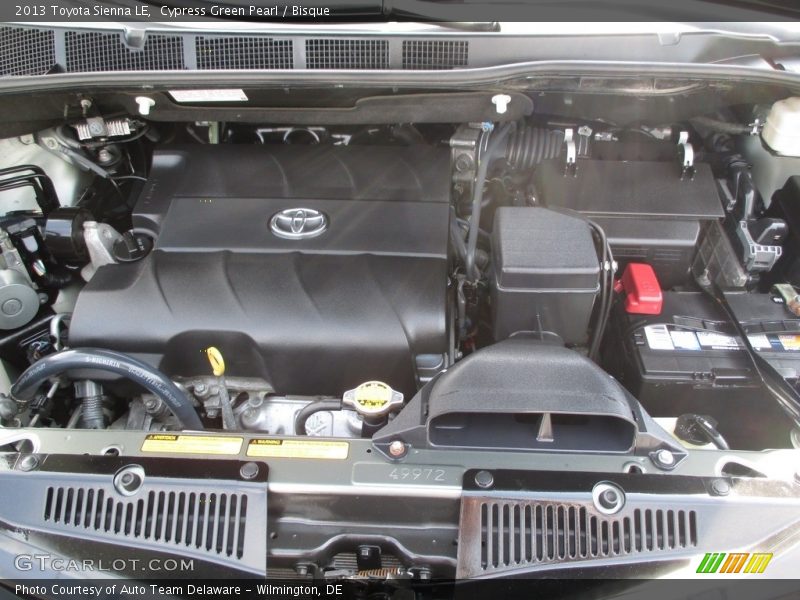 Cypress Green Pearl / Bisque 2013 Toyota Sienna LE