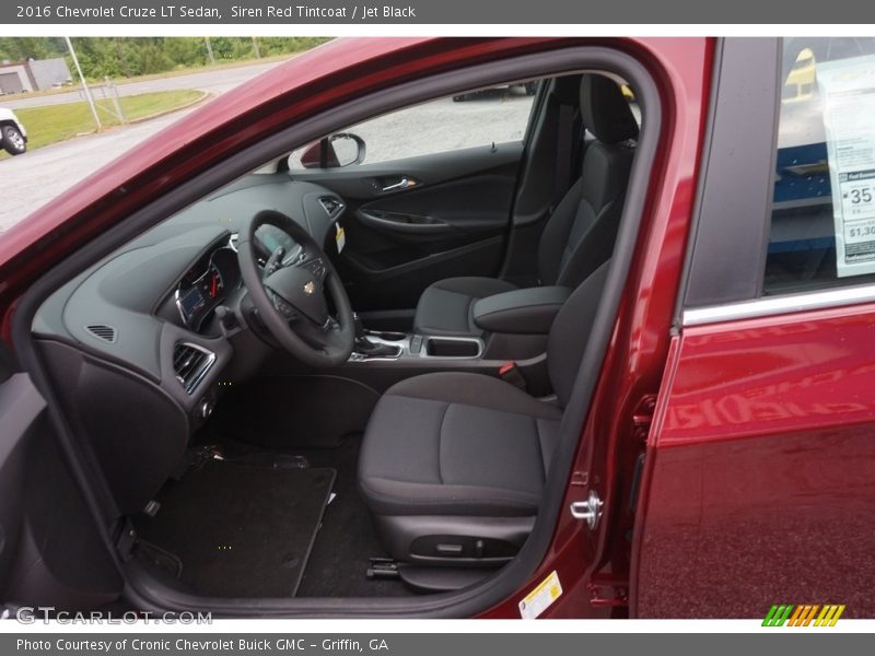 Siren Red Tintcoat / Jet Black 2016 Chevrolet Cruze LT Sedan