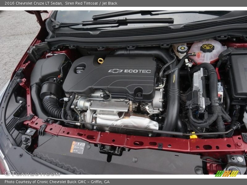 Siren Red Tintcoat / Jet Black 2016 Chevrolet Cruze LT Sedan