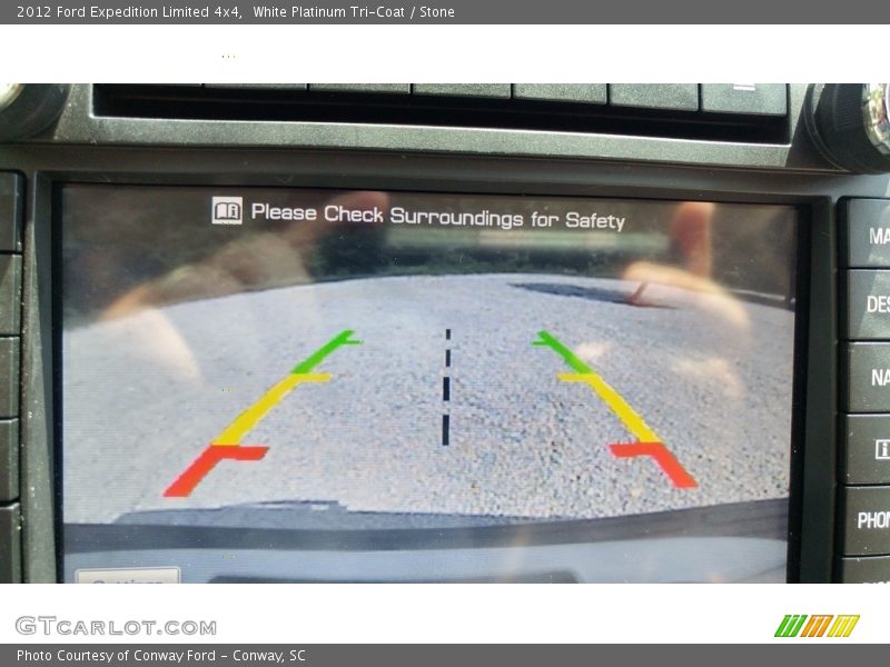 White Platinum Tri-Coat / Stone 2012 Ford Expedition Limited 4x4