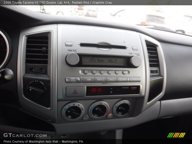 Radiant Red / Graphite Gray 2005 Toyota Tacoma V6 TRD Double Cab 4x4