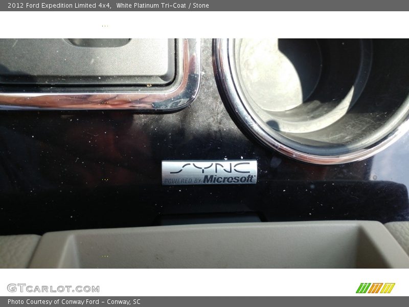 White Platinum Tri-Coat / Stone 2012 Ford Expedition Limited 4x4