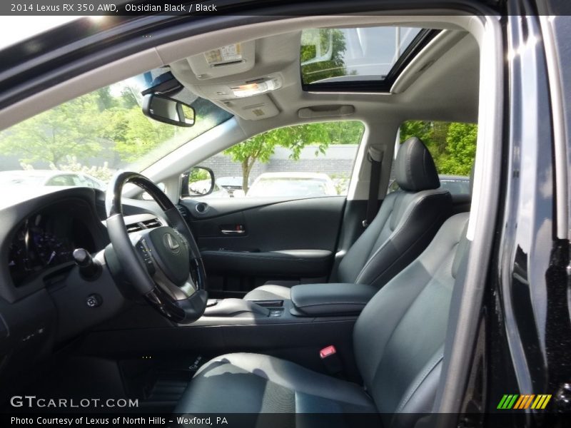 Obsidian Black / Black 2014 Lexus RX 350 AWD