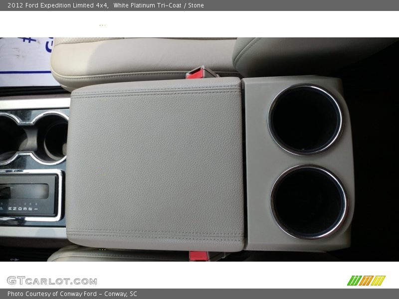 White Platinum Tri-Coat / Stone 2012 Ford Expedition Limited 4x4