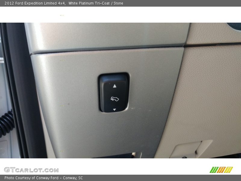 White Platinum Tri-Coat / Stone 2012 Ford Expedition Limited 4x4