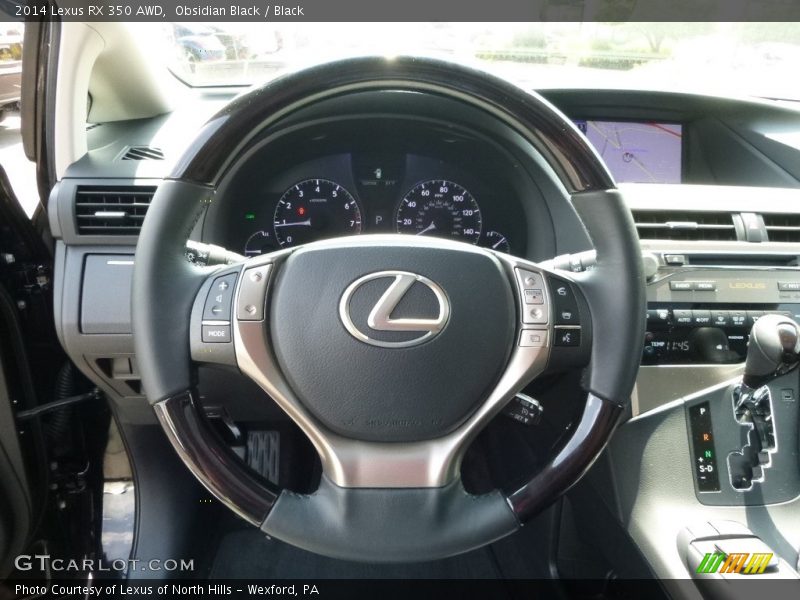 Obsidian Black / Black 2014 Lexus RX 350 AWD