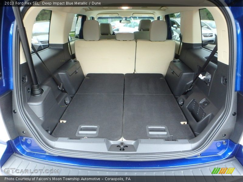Deep Impact Blue Metallic / Dune 2013 Ford Flex SEL