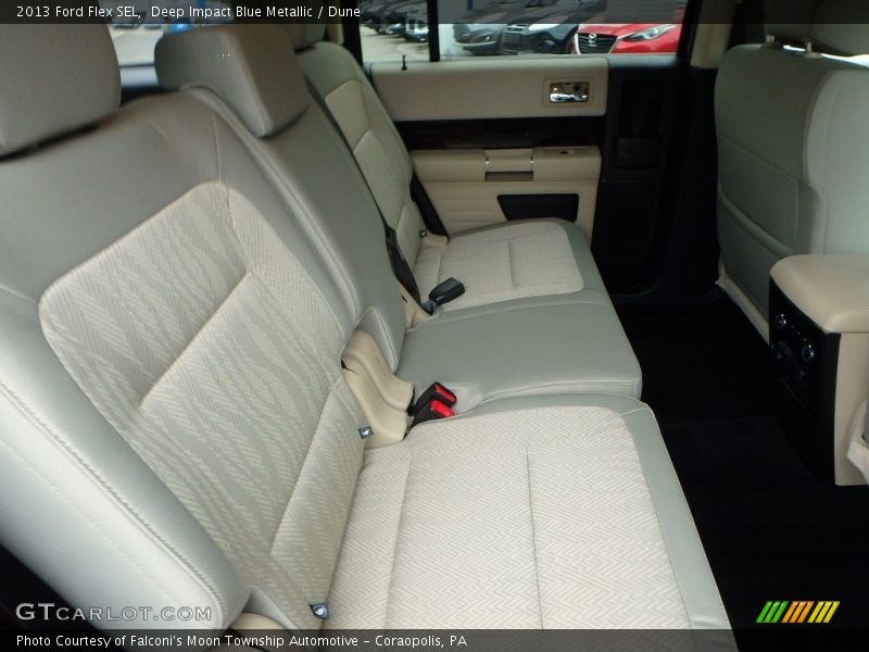 Deep Impact Blue Metallic / Dune 2013 Ford Flex SEL