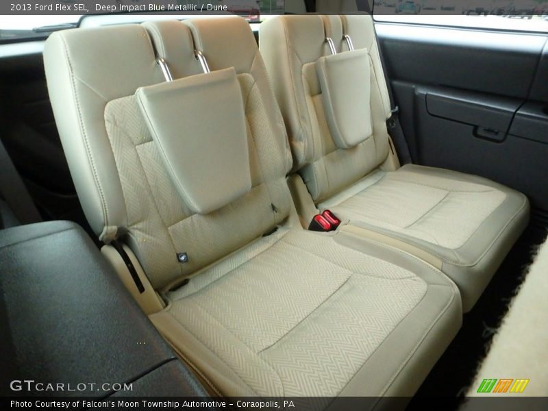 Deep Impact Blue Metallic / Dune 2013 Ford Flex SEL