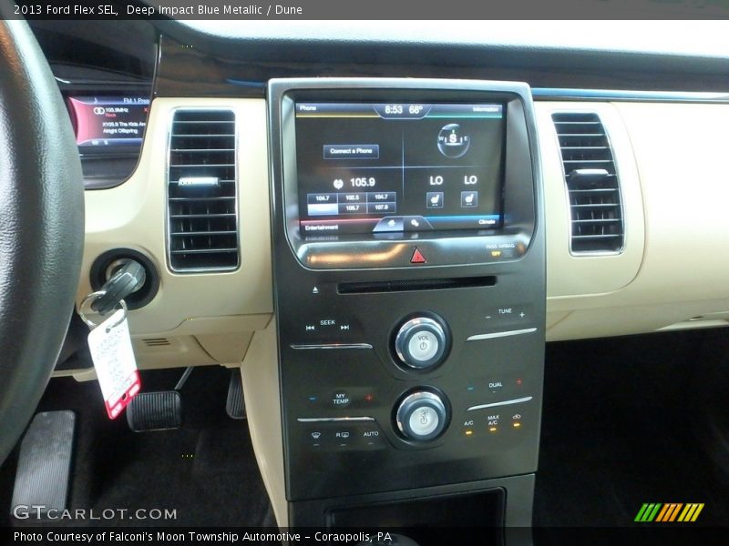 Deep Impact Blue Metallic / Dune 2013 Ford Flex SEL