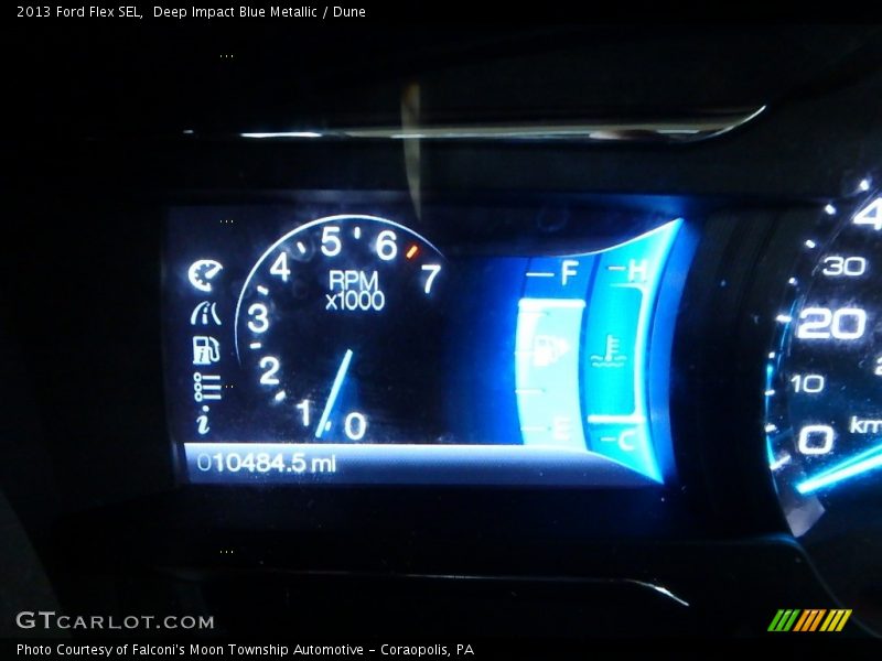 Deep Impact Blue Metallic / Dune 2013 Ford Flex SEL