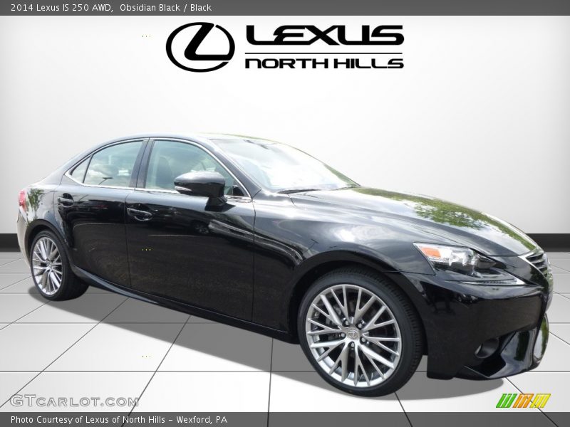 Obsidian Black / Black 2014 Lexus IS 250 AWD
