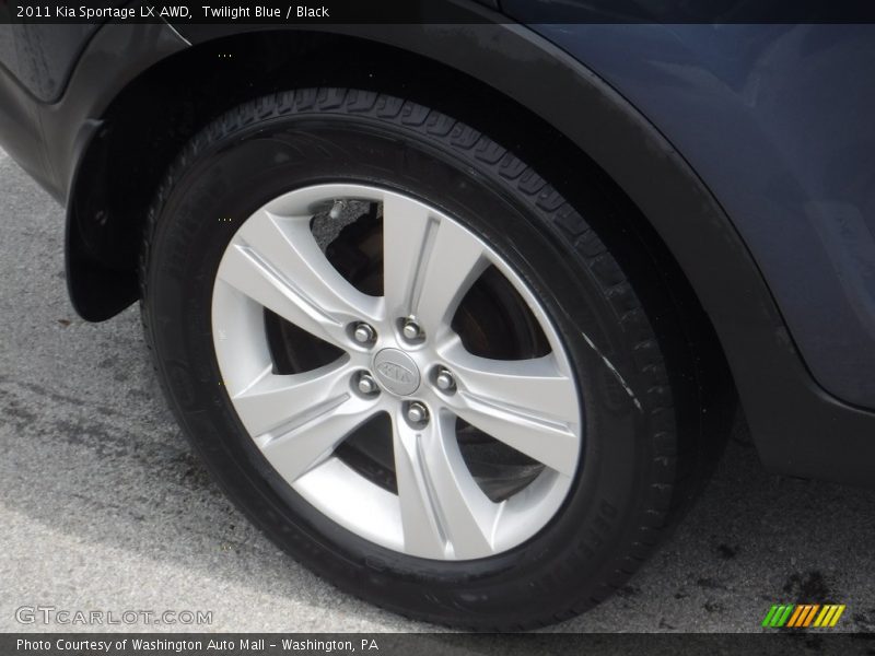 Twilight Blue / Black 2011 Kia Sportage LX AWD