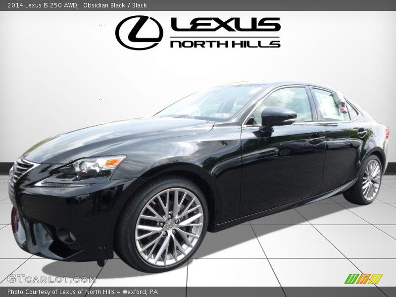 Obsidian Black / Black 2014 Lexus IS 250 AWD