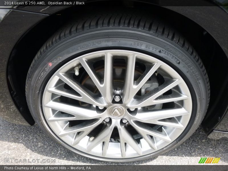 Obsidian Black / Black 2014 Lexus IS 250 AWD
