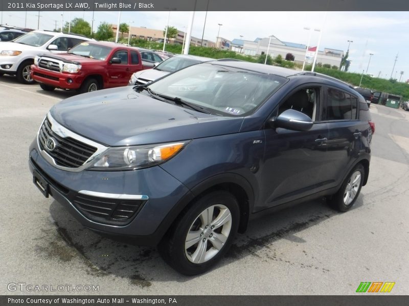 Twilight Blue / Black 2011 Kia Sportage LX AWD