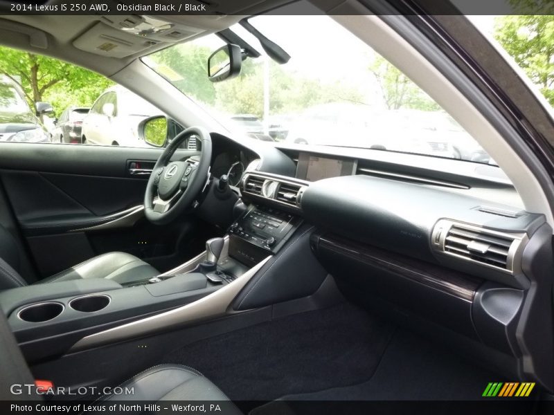 Obsidian Black / Black 2014 Lexus IS 250 AWD