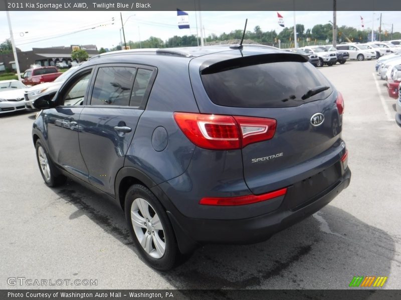 Twilight Blue / Black 2011 Kia Sportage LX AWD