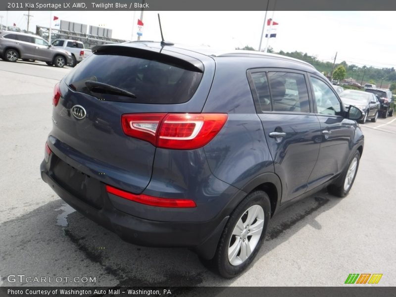Twilight Blue / Black 2011 Kia Sportage LX AWD