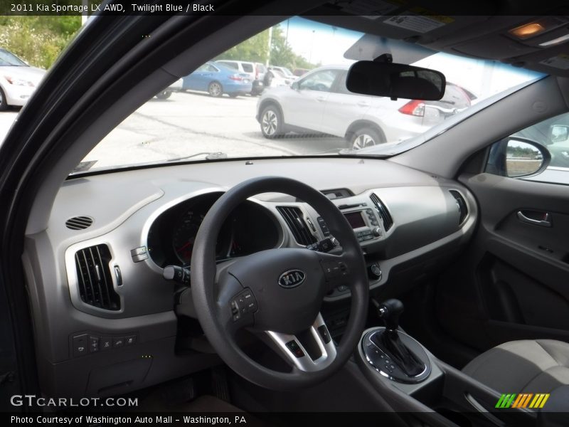 Twilight Blue / Black 2011 Kia Sportage LX AWD