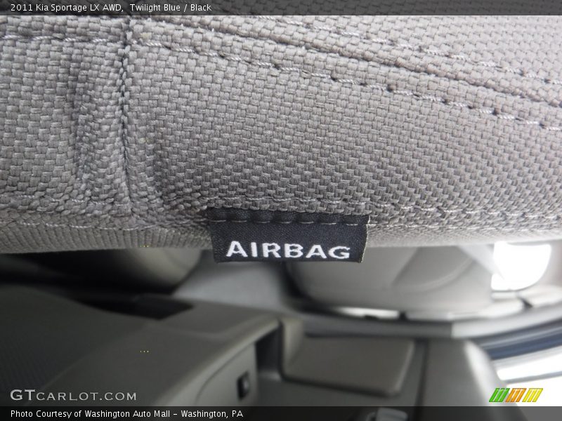 Twilight Blue / Black 2011 Kia Sportage LX AWD