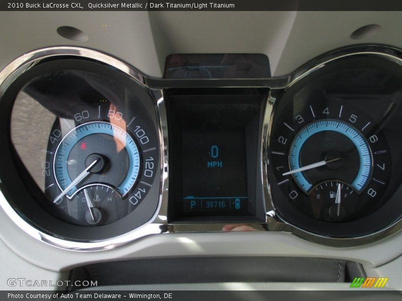 Quicksilver Metallic / Dark Titanium/Light Titanium 2010 Buick LaCrosse CXL
