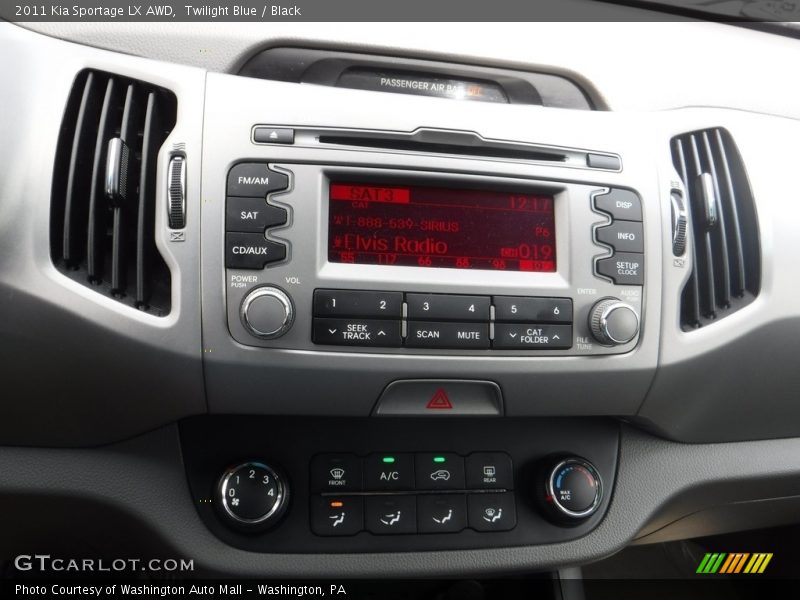 Twilight Blue / Black 2011 Kia Sportage LX AWD
