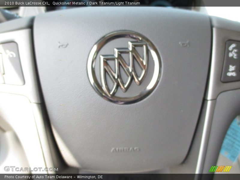 Quicksilver Metallic / Dark Titanium/Light Titanium 2010 Buick LaCrosse CXL