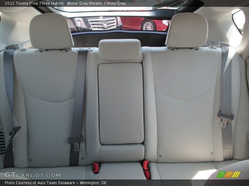 Winter Gray Metallic / Misty Gray 2013 Toyota Prius Three Hybrid