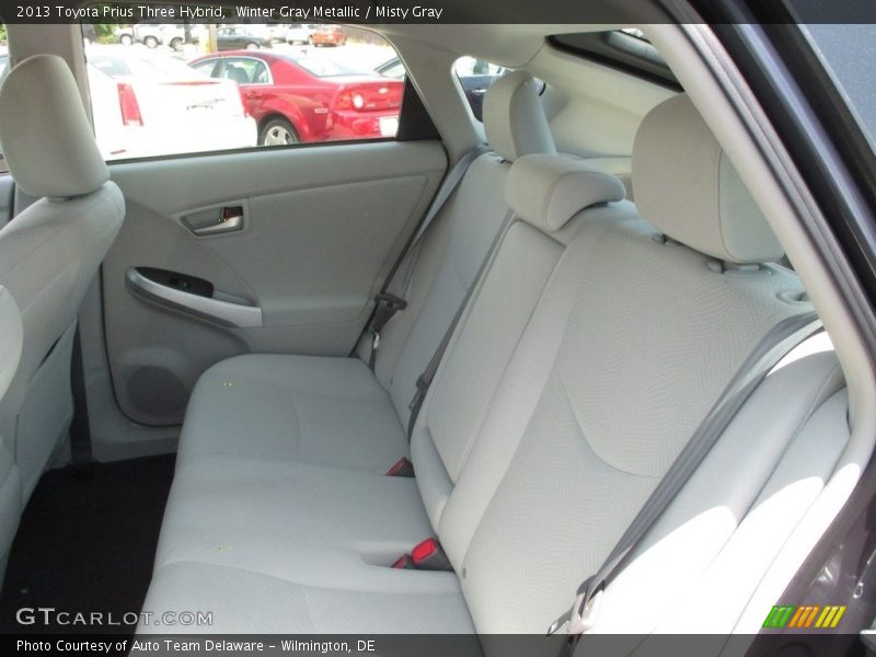 Winter Gray Metallic / Misty Gray 2013 Toyota Prius Three Hybrid