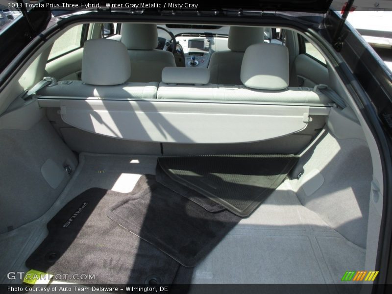 Winter Gray Metallic / Misty Gray 2013 Toyota Prius Three Hybrid